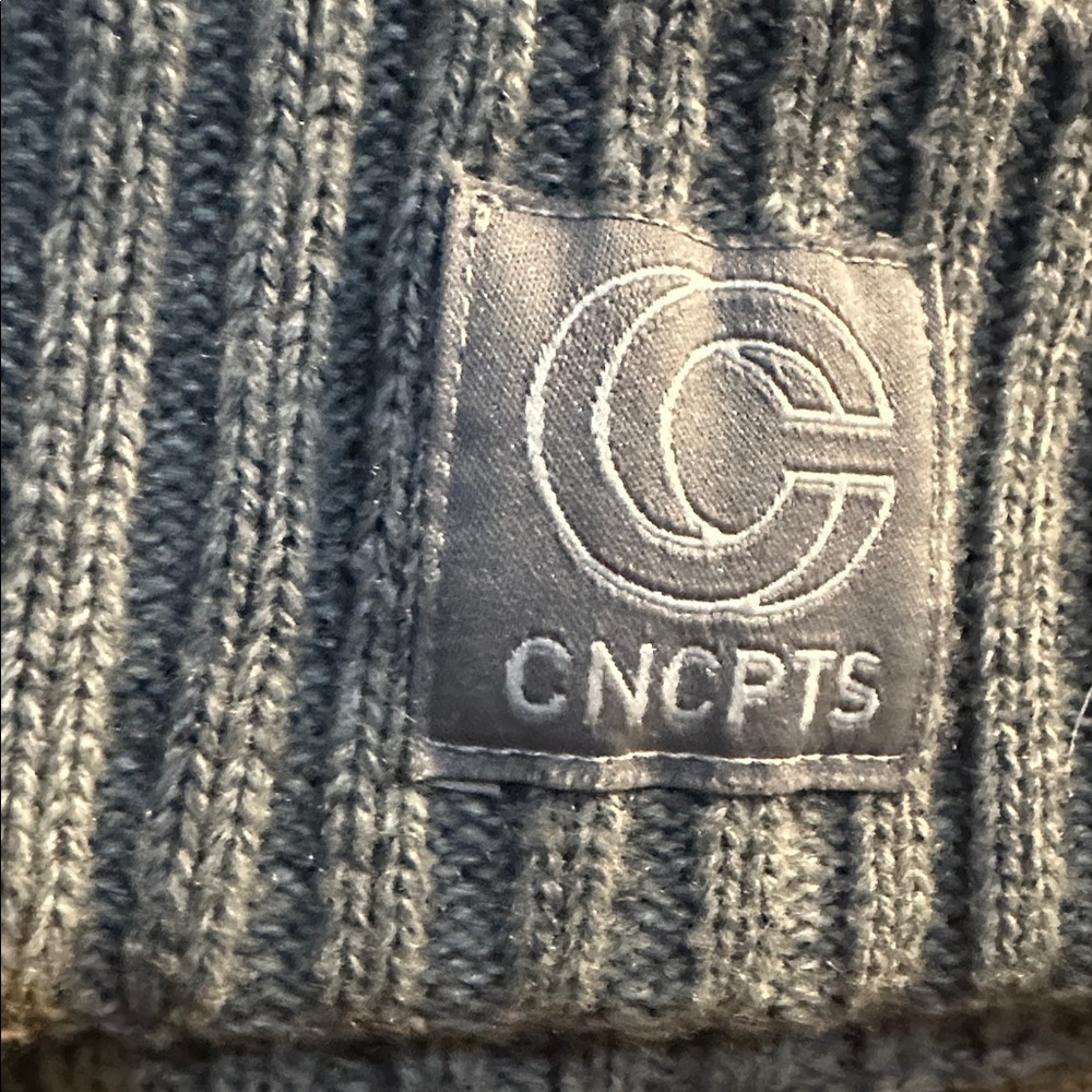 Concepts Mitchell & Ness Light Gray Beanie - image 4